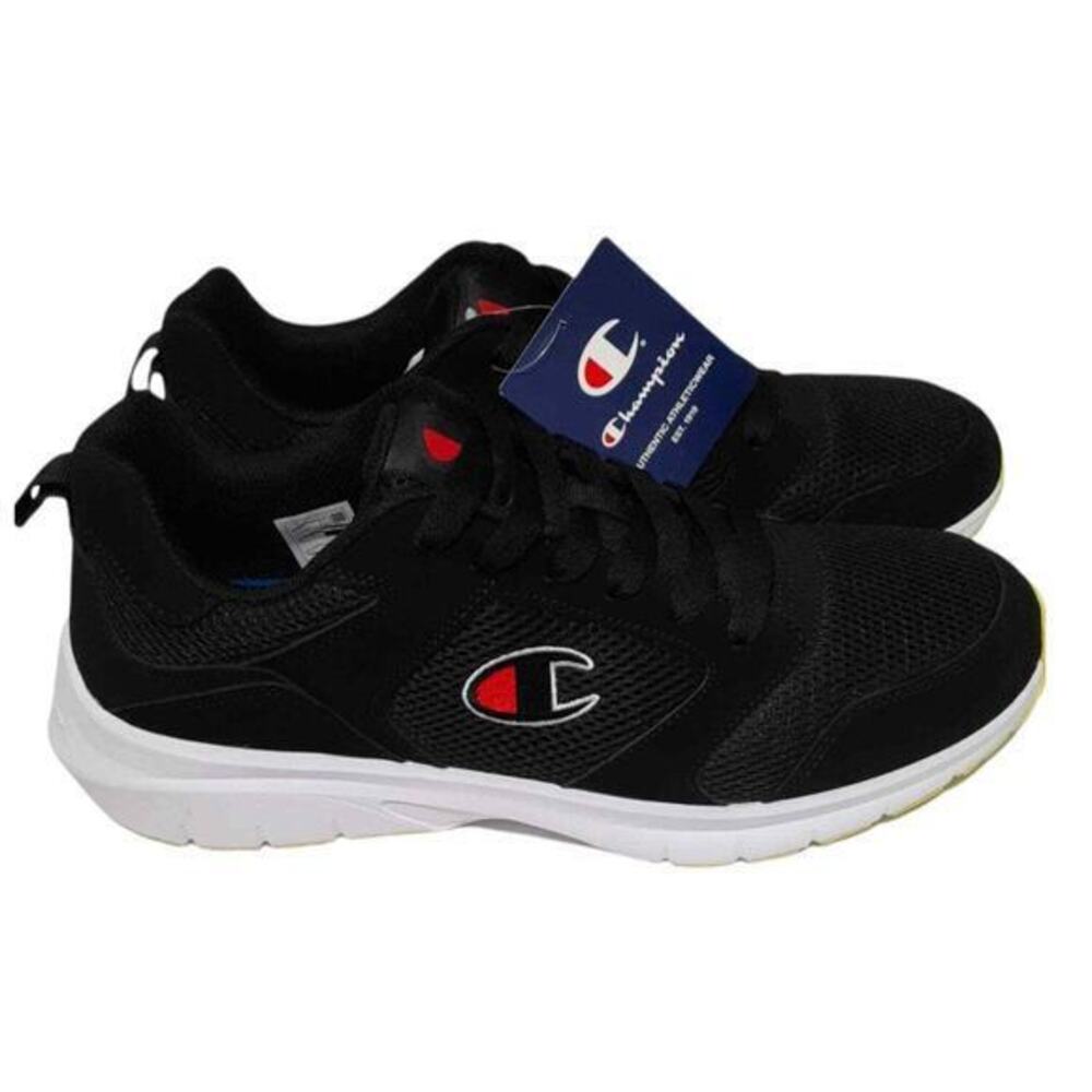 NEW Men's CHAMPION‎ Sneakers Vigor Size 11.5 Black Athletic Tennis Running Shoes